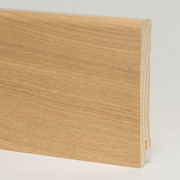 Плинтус Pedross Дуб беленый 95 мм шпонированный