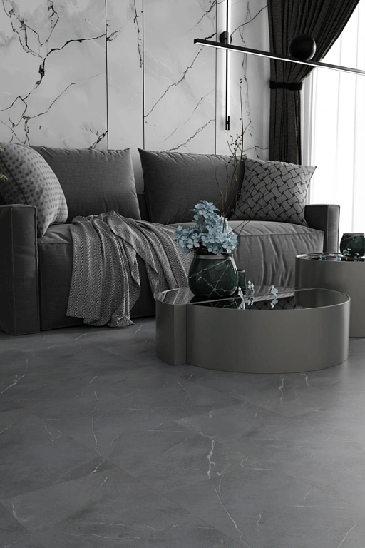 Кварцвиниловая плитка SPC Ideal Flooring Fine Stone Scuro