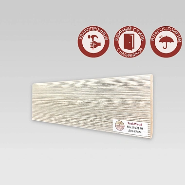 Плинтус Teckwood Дуб Крем