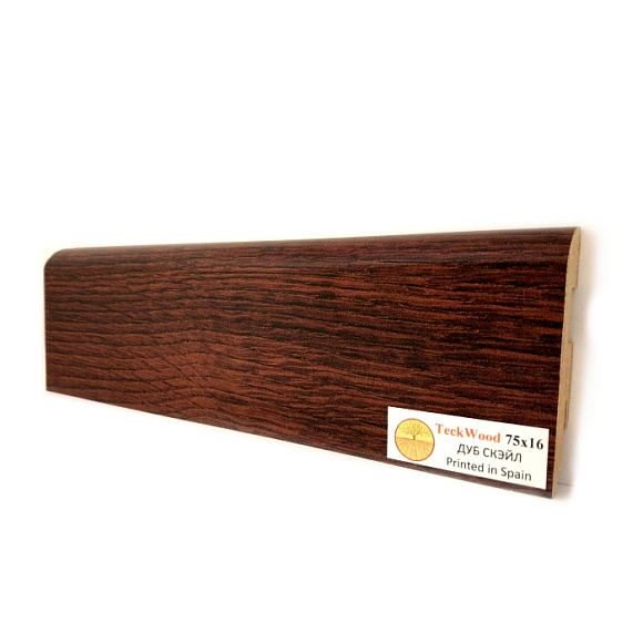 Плинтус Teckwood Дуб Скэйл (Oak Scale) 75 мм