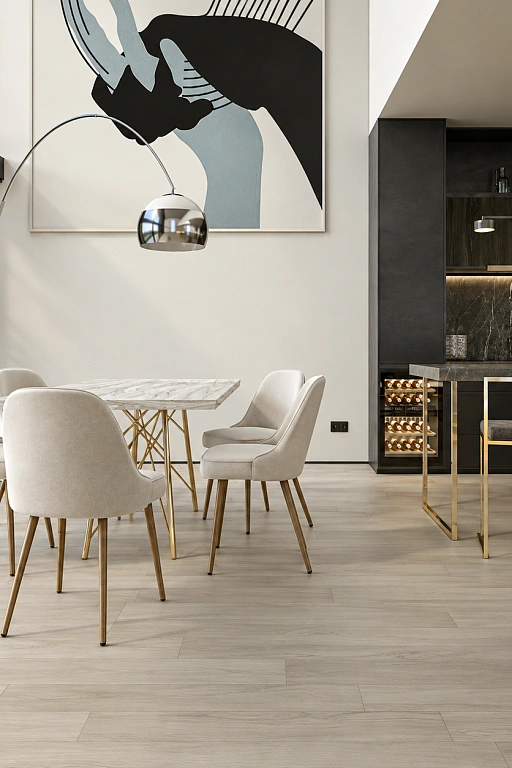 Кварцевый паркет Quartz Parquet Классик Дуб Песочный 408 7/1,2 мм