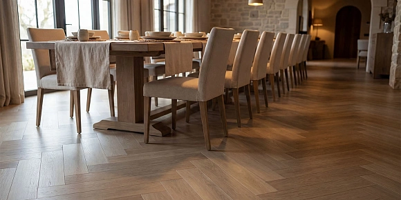 Каменный MSPC ламинат Stone Floor Английская елка Дуб Растлфилд 2529-14 MР. Размер 564х141х8 мм(1.59)