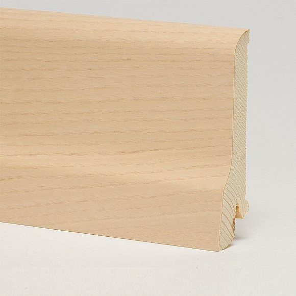 Плинтус Pedross Ясень беленый 80 х 20 мм шпонированный