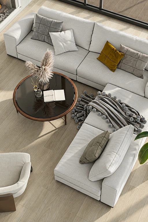 Кварцевый паркет Quartz Parquet Классик Дуб Лимба 405 7/1,2 мм