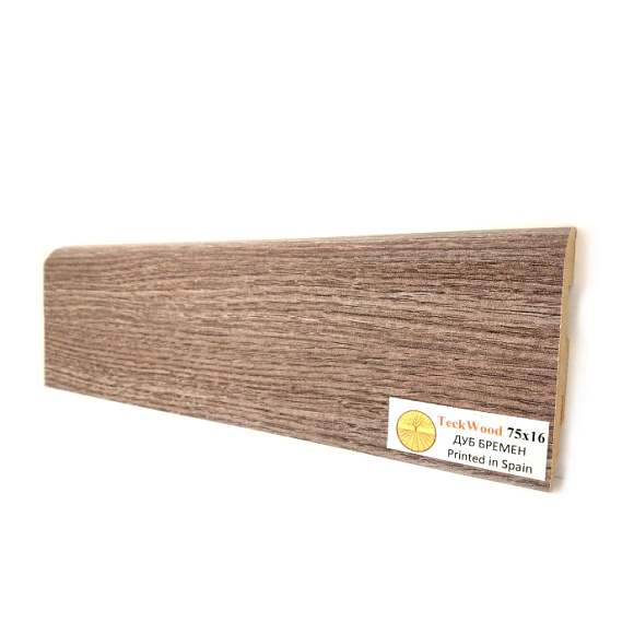 Плинтус Teckwood Дуб Бремен (Oak Bremen) 75 мм