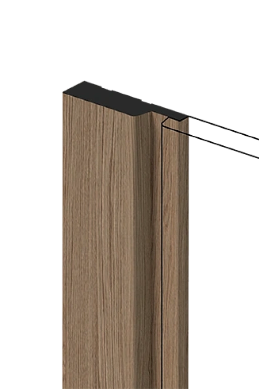 Финишный молдинг LF124A BR417 HI WOOD 42мм х 12мм х 2.7м