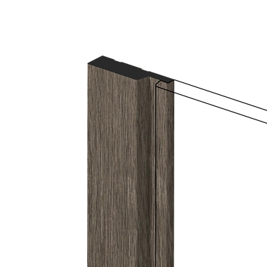 Финишный молдинг LF124A BR490 HI WOOD 42мм х 12мм х 2.7м