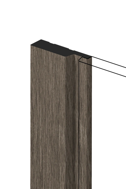 Финишный молдинг LF124A BR490 HI WOOD 42мм х 12мм х 2.7м