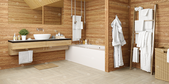 Кварцвиниловый SPC ламинат Alpine Floor Parquet Premium Дуб Адара ECO 19-14 венгерская елка 600×125×8