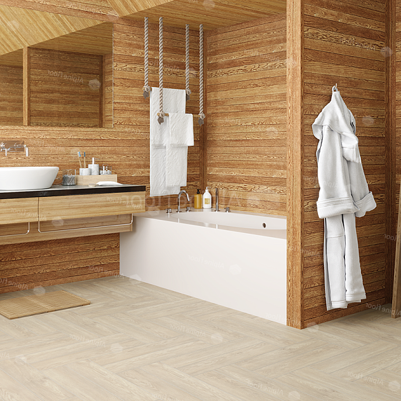 Кварцвиниловый SPC ламинат Alpine Floor Parquet Premium Дуб Адара ECO 19-14 венгерская елка 600×125×8