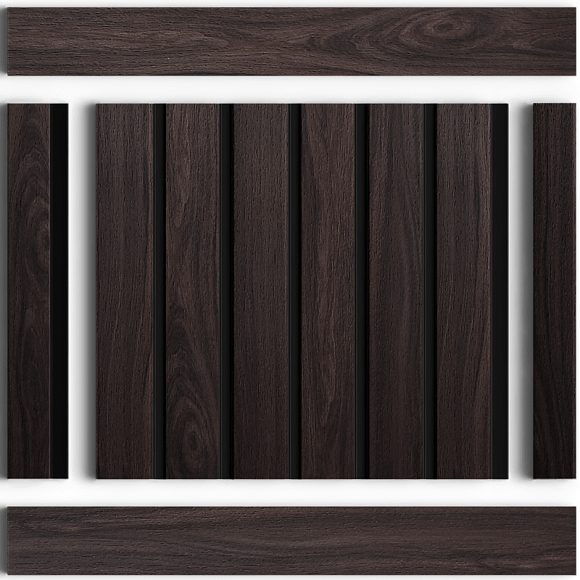 Панель LV123N BR395K HI WOOD 120.0мм х 12.0мм х 2.7м. без полос (16 шт.)
