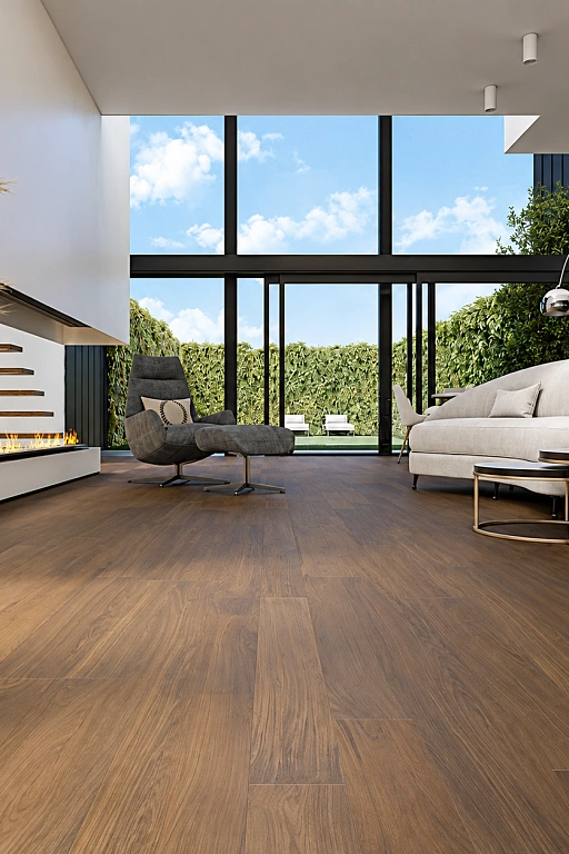 Кварцевый паркет Quartz Parquet Классик Орех Американский 400-29 5/0,6 мм