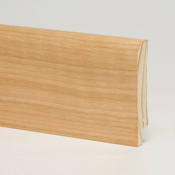 Плинтус Pedross Дуб без покрытия 70 х 15 мм шпонированный