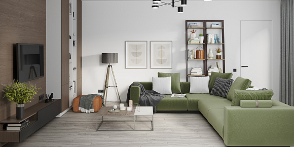 Кварцвиниловый SPC ламинат Damy Floor Family Дуб Английский English Oak SL3683-6 1220×180×4