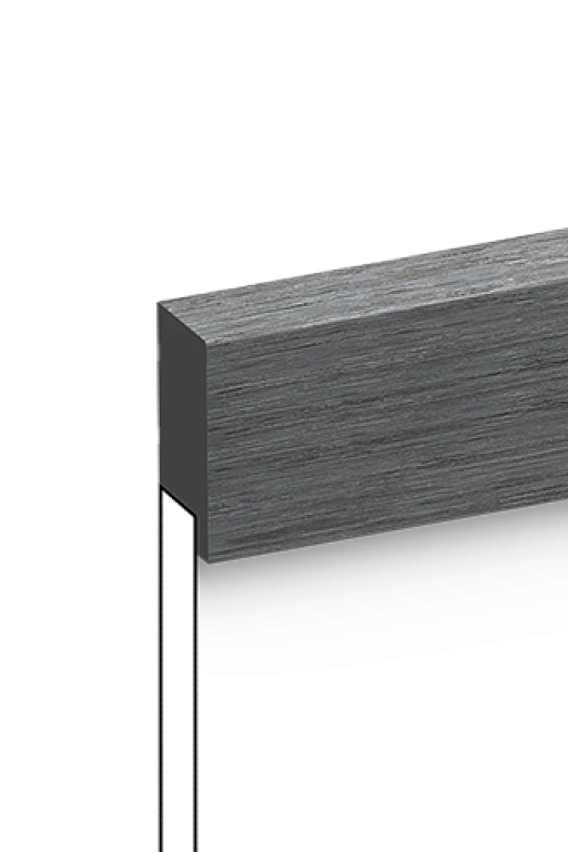 Финишный молдинг LF1 GN68 HI WOOD 50мм х 17мм х 2.7м