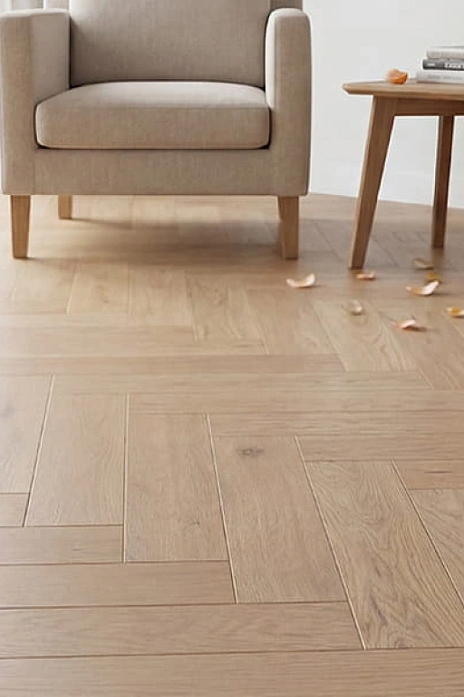 Паркетная доска Английская елка AUSWOOD OAK MALTA. Размер 600х125х12 мм (1.5)