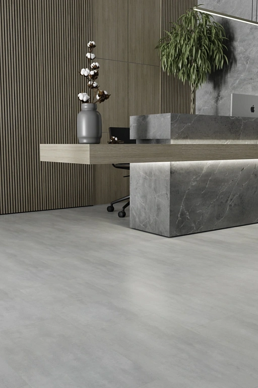 Кварцвиниловая плитка SPC Ideal Flooring Fine Stone Concrete