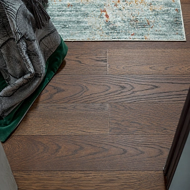 Кварцевый паркет Quartz Parquet Классик Дуб Брауни 413 5/0,6 мм