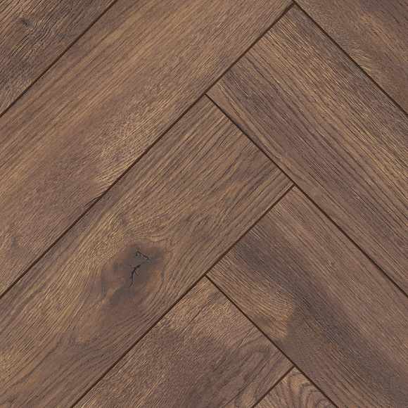 Ламинат Kronotex Herringbone Дуб тёмный Петерсcон D 4766