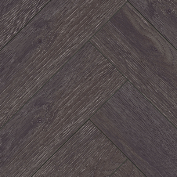 Ламинат Kronotex Herringbone Дуб Эльба черный D 6010