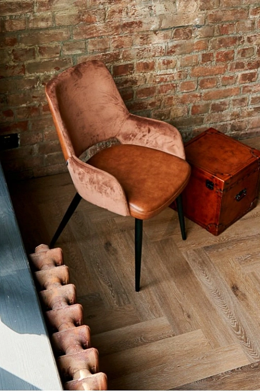 Виниловый пол Vinilam Parquet Herringbone Glue Венецианский Паркет