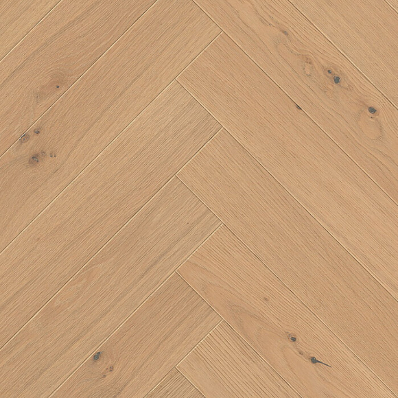 Инженерная доска Английская елка Living Tree Дуб Сахара Натур. Размер 595х110x12мм (0.785)