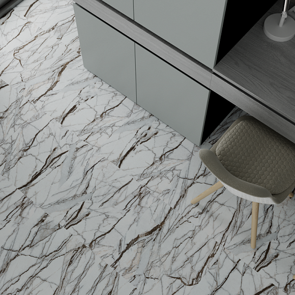 Клеевая плитка ПВХ ART EAST ATS 765, Мрамор Червеолле 457.2 х 457.2 х 2,5mm (0,5mm)