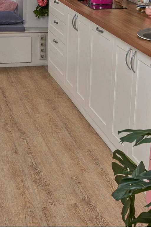 SPC ламинат Vinilam Ceramo Wood Дуб Карона