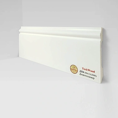 Плинтус Teckwood Белый ДП4 80х12