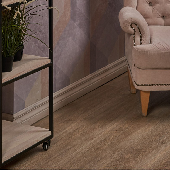 SPC ламинат Vinilam Ceramo Wood Дуб Имбирь